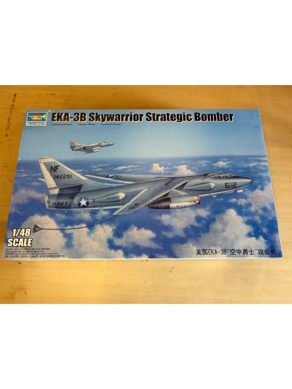 Trumpeter 02872 1/48 EKA-3B Skywarrior US Navy Bomber Plastic Aircraft Model Kit